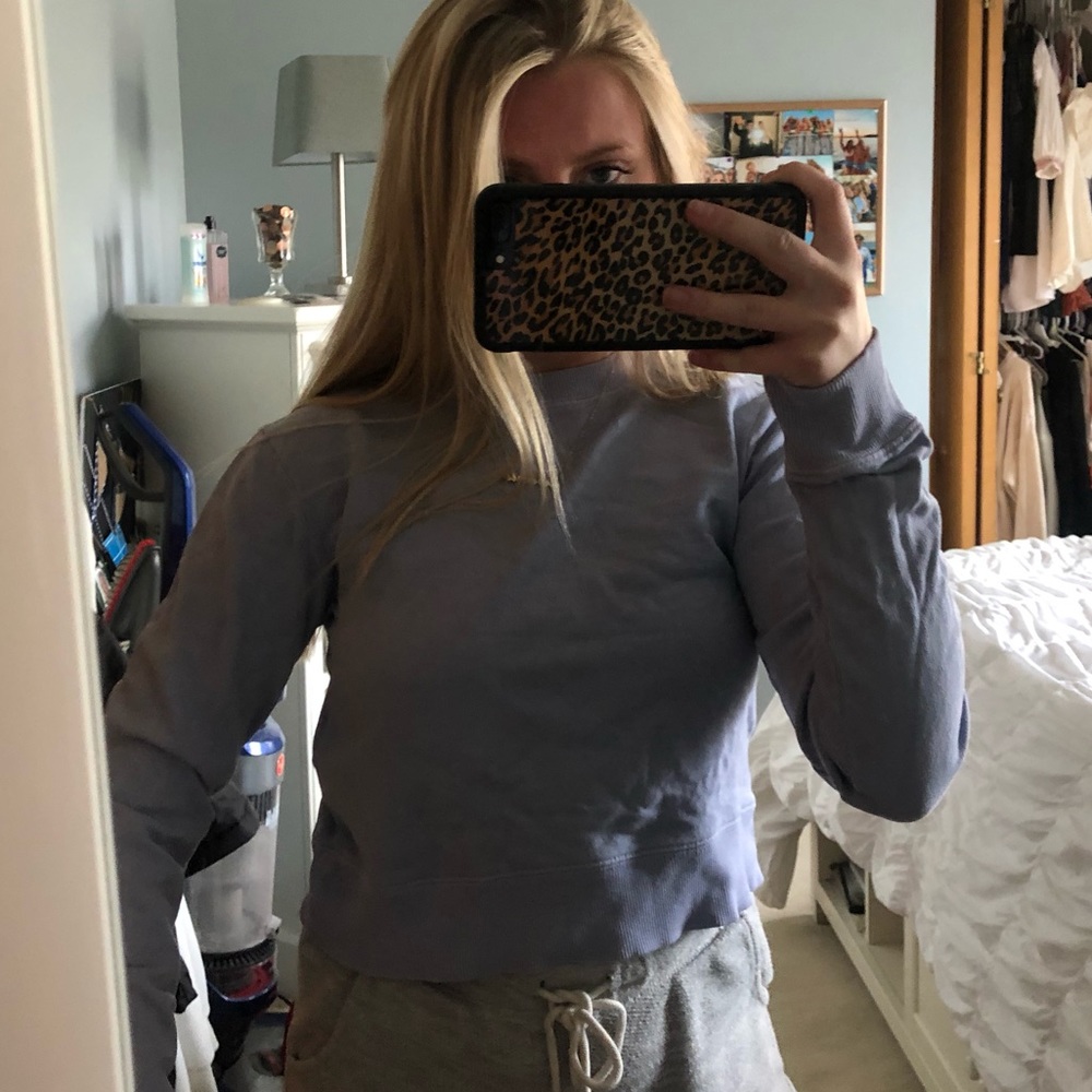 brandy melville cropped sweatshirt